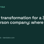 Digital transformation for a 30-150 person company: where to start