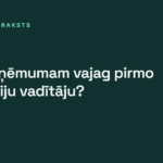 Kad uzņēmumam vajag pirmo operāciju vadītāju?