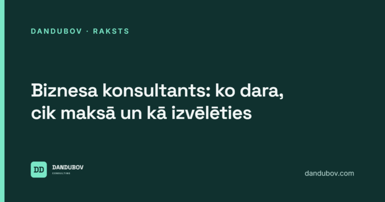 Biznesa konsultants: ko dara, cik maksā un kā izvēlēties